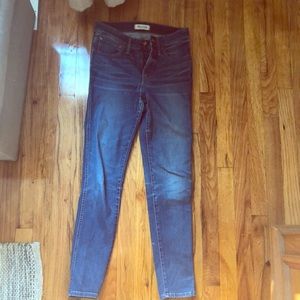Madewell high rise skinny jeans